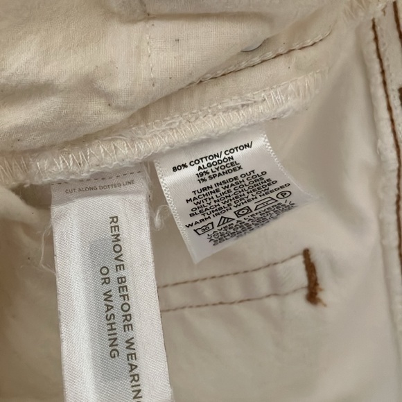 Loft The Wide Leg White Jean - Picture 7 of 7